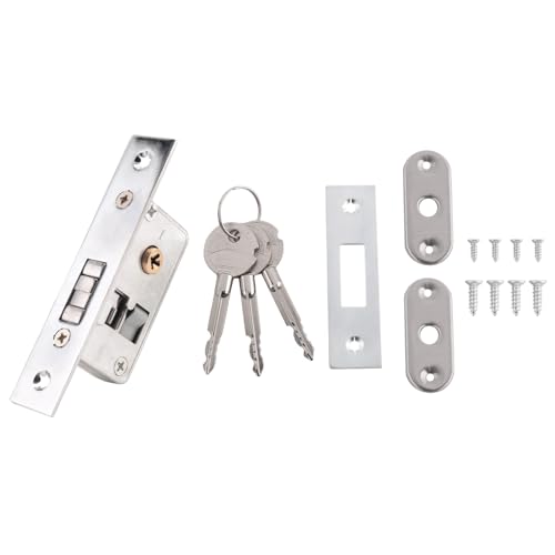 Vjsujehgy Unsichtbares/TüR Schloss, Haken Schloss, Aluminium Schloss KöRper, Rahmen Glas TüR, Robust, Langlebig, TüR BeschläGe von Vjsujehgy