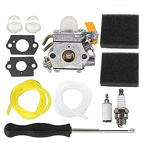Vjsujehgy Vergaser 308054012 mit Luft Filter Satz für 25Cc 26Cc 30Cc 46Cc Hecken Schere C1U-H60 Vergaser von Vjsujehgy
