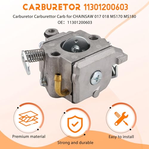 Vjsujehgy Vergaser Vergaser Vergaser für CHAINSAW 017 018 MS170 MS180 11301200603 Vjsujehgy Vergaser Vergaser Vergaser für CHAINSAW 017 018 MS170 MS180 11301200603 von Vjsujehgy