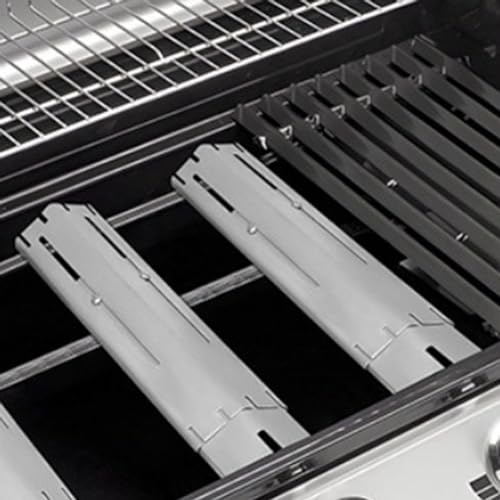 Vjsujehgy Verstellbare Heizplatte Aus Edelstahl, Set für BBQ-Gasgrill, Zubehör-Set zum Kochen im Freien für Küche, 3-Teilig von Vjsujehgy