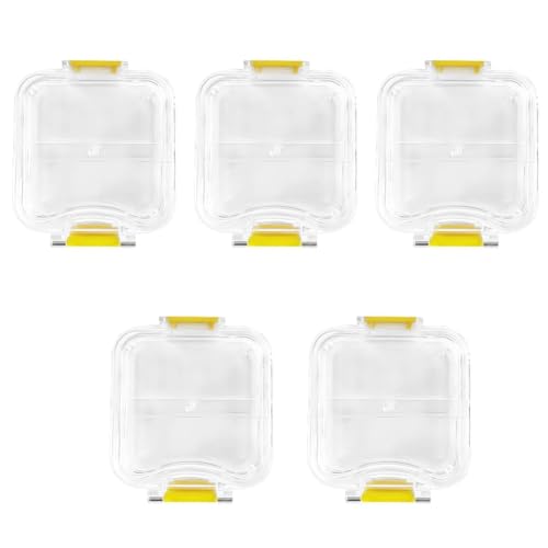 Vjsujehgy Zahnkissen-Kronenbox, 5 Stück, Transparente Membranfolie, Vitrine, Zahnboxen, Zahnkronen- und Brückenbox, Einfache Installation, Einfach zu Bedienen von Vjsujehgy