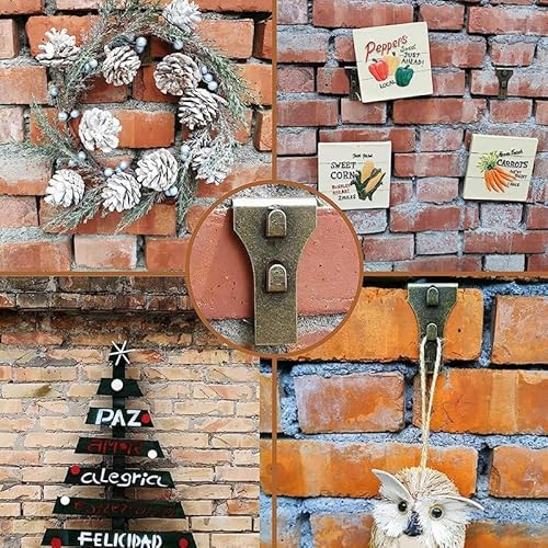 Vjsujehgy Ziegelhaken-Clips – Ziegelhaken-Clip zum Aufhängen Von Wandgemälden im Freien, Ziegelaufhänger, Befestigungshaken, Ziegelklemmen, 4 Stück, Langlebig, Einfache Installation Vjsujehgy Ziegelhaken-Clips – Ziegelhaken-Clip zum Aufhängen Von Wandgemälden im Freien, Ziegelaufhänger, Befestigungshaken, Ziegelklemmen, 4 Stück, Langlebig, Einfache Installation von Vjsujehgy