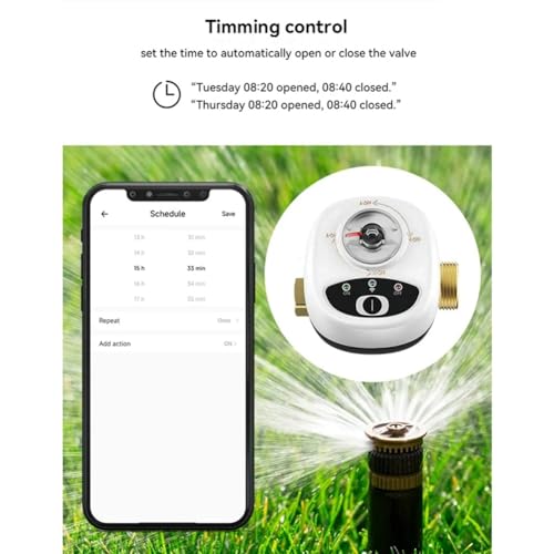 Vjsujehgy Zigbee Smart Valve Controller Kugelhahn APP Fernbedienung IP65 Wasserdichtes Wasserventil Funktioniert mit, DN25 Vjsujehgy Zigbee Smart Valve Controller Kugelhahn APP Fernbedienung IP65 Wasserdichtes Wasserventil Funktioniert mit, DN25 von Vjsujehgy