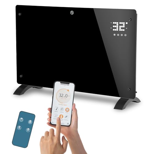 Vkechh Elektroheizung 2000W,Smart Konvektor Heizung Freistehend & Wandmontage,Infrarotheizung mit Thermostat & App-Steuerung Fernbedienung,Heizkörper Elektrisch Energiesparend Vkechh Elektroheizung 2000W,Smart Konvektor Heizung Freistehend & Wandmontage,Infrarotheizung mit Thermostat & App-Steuerung Fernbedienung,Heizkörper Elektrisch Energiesparend von Vkechh