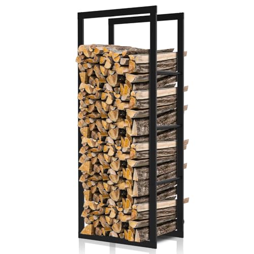 Vkechh Kaminholzregal Innen 100x40x25cm Kaminholzregal Aussen Metall Feuerholzablage Holzunterstand Holzlager für Holzscheite kamin Innen & Außen für Feuerholz Holzlager Vkechh Kaminholzregal Innen 100x40x25cm Kaminholzregal Aussen Metall Feuerholzablage Holzunterstand Holzlager für Holzscheite kamin Innen & Außen für Feuerholz Holzlager von Vkechh