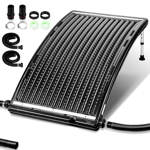 Vkechh Poolheizung Solar, 113 x 69 x 35cm Sonnenkollektor Pool,Solarheizung 10000 L/H,32-40mm Anschluss Solar Poolheizung Erweiterbar,Solaranlage für Warmwasser Gartendusche Pool,Poolheizung Vkechh Poolheizung Solar, 113 x 69 x 35cm Sonnenkollektor Pool,Solarheizung 10000 L/H,32-40mm Anschluss Solar Poolheizung Erweiterbar,Solaranlage für Warmwasser Gartendusche Pool,Poolheizung von Vkechh