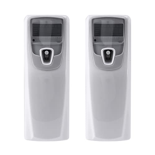 Vklopdsh 2X LCD-Automatischer Aerosol-Zufuhr-Selbsttoiletten-Lufterfrischer Für Haus mit Leerem Dosen-Parfümspender von Vklopdsh