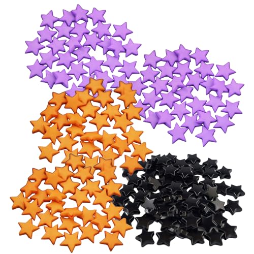300 Stück farbige Halloween-Acrylperlen in Sternform für Halsketten und Schmuckbastelkomponenten Halloween 300 Stück farbige Halloween-Acrylperlen in Sternform für Halsketten und Schmuckbastelkomponenten Halloween von VlHpnpe
