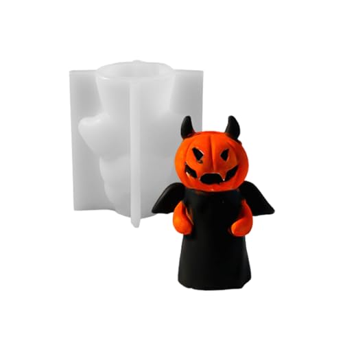 Flexible Silikonform, Halloween-Kürbisform, duftende Aromatherapie, handgefertigte Ornament-Form für Halloween von VlHpnpe