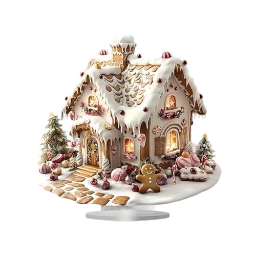 Weihnachtsmann und Weihnachtsbaum, Acryl, bruchsicher, für Fenster, Innen- und Außenbereich, Acryl, zum Aufhängen Weihnachtsmann und Weihnachtsbaum, Acryl, bruchsicher, für Fenster, Innen- und Außenbereich, Acryl, zum Aufhängen von VlHpnpe