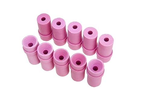 Vleant Sandstrahldüsen aus Keramik (Innendurchmesser 5 mm + 6 mm), Sandstrahldüsen für tragbare Sandstrahlpistole, 10 Stück von Vleant