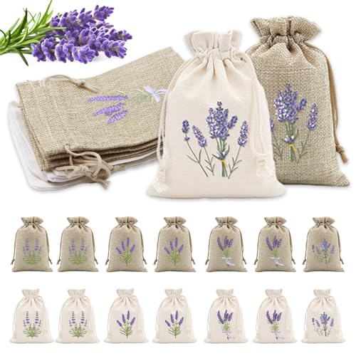 Vlecexs 16 Stück Lavendelsäckchen Leere, 10×15cm Lavendel Duftbeutel, Lavendelsäckchen mit Zugband, Auffüllbarer Duftbeutel für Die Füllung mit Lavendel und Gewürzen und Kräuter DIY Duftsäckchen Vlecexs 16 Stück Lavendelsäckchen Leere, 10×15cm Lavendel Duftbeutel, Lavendelsäckchen mit Zugband, Auffüllbarer Duftbeutel für Die Füllung mit Lavendel und Gewürzen und Kräuter DIY Duftsäckchen von Vlecexs