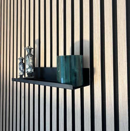 Vleugel Wandregal für Akustikpaneele, 50 cm breit, Metall, ohne Bohren von Vleugel