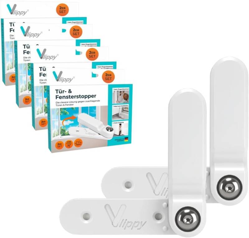 Tür- & Fensterstopper - 8er-Set Tür- & Fensterstopper - 8er-Set von Vlippy