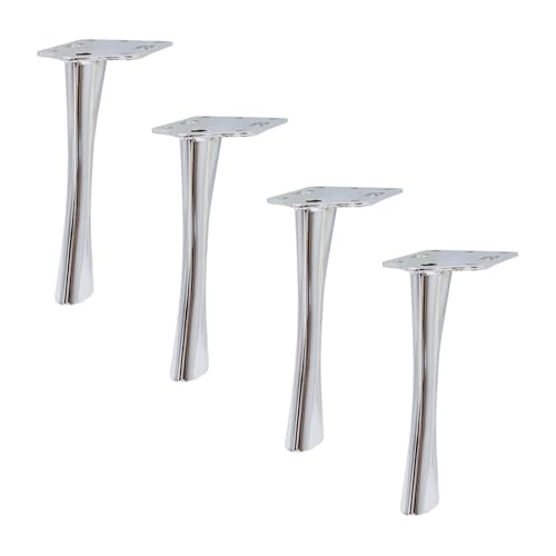 Vllentin 4 Stück Füße für Möbel,Robuste Sofabeine,möbelfüße Metall,Sofamöbelbeine Gutes Tragfähigkeit,rutschfest,für Stühle Tisch Schrank Schreibtisch Regal Couch Sofa Füße Beine. von Vllentin