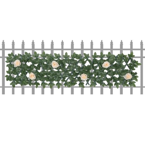 Vllold Grüner Sichtschutzzaun, künstliche Hecken für den Außenbereich,UV-beständiger Terrassen-Sichtschutzzaun, künstliche Begrünung, künstliche Hecke - Vielseitiger Sichtschutz-Grünzaun, dekoratives von Vllold