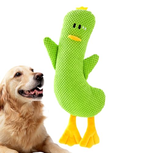 Vllold Hundespielzeug Ente | Welpen-Plüschspielzeug | Interaktives Kauspielzeug für zu Hause, Spielen, Outdoor, Schlafenszeit und Indoor von Vllold