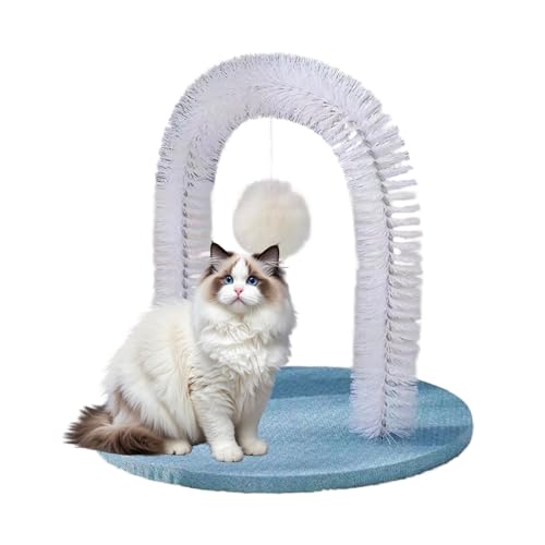 Vllold Katzengesichtskratzer – Katzenbogen Groomer Massage Gesichtskratzer | Arch Massage Bürste Shedding Hair Remover Shedding Rubbing Post for Balcony Indoor Back Vllold Katzengesichtskratzer – Katzenbogen Groomer Massage Gesichtskratzer | Arch Massage Bürste Shedding Hair Remover Shedding Rubbing Post for Balcony Indoor Back von Vllold