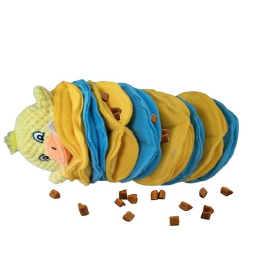 Vllold Kauspielzeug für Hunde – Entenform, langsames Füttern, Leckerli-Spielzeug, Spieltraining, langsames Füttern für Welpen, Haustiere, Spielzeit, Langeweile, Reisen, Zahnen, Bereicherung für von Vllold