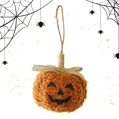 Vllold Kürbisse zum Dekorieren | Smile Kürbis Ornament Halloween | Halloween Dekorationen Party Supplies für Zuhause Indoor Outdoor Wohnzimmer Schlafzimmer Terrasse Garten Bauernhaus von Vllold
