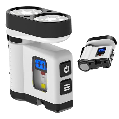 Vllold LED-Arbeitsleuchte, Haushalts-Reparatur-Taschenlampe – LED-Arbeitsleuchte für Wandern, Garage, Auto, Werkstatt, Reisen, Bau, Outdoor von Vllold