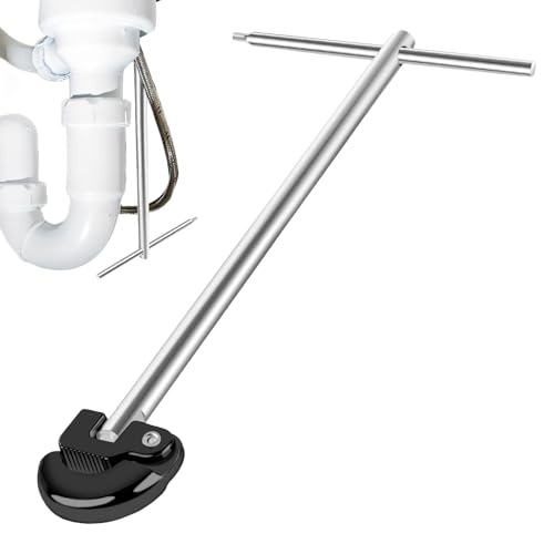 Vllold Multifunktionaler Spülenschlüssel – Unterspüle Schraubenschlüssel, Multifunktionsschlüssel Demontage Werkzeug für Küche, Kanalisation, Bad, Badewanne, Garten Vllold Multifunktionaler Spülenschlüssel – Unterspüle Schraubenschlüssel, Multifunktionsschlüssel Demontage Werkzeug für Küche, Kanalisation, Bad, Badewanne, Garten von Vllold