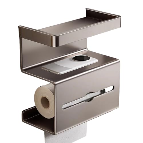 Vllold Toilettenpapierhalter, , kein Bohren, Taschentuchhalter für Badezimmer, moderner platzsparender Organizer, Spenderverlängerung für Puderzimmer, Wohnung, , gewerbliche Gäste von Vllold