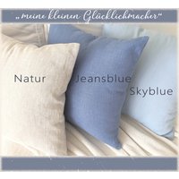 100 % Leinen Kissenbezug/Kissenhülle Mit Reißverschluss in Unterschiedlichen Größen Und Farben von Vlorishka