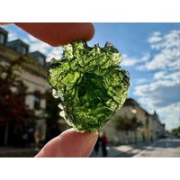 Besednice Moldavit Crystal Sphere 20G Meteorit Edelstein Besednice Moldavit Crystal Sphere 20G Meteorit Edelstein von Vltavin