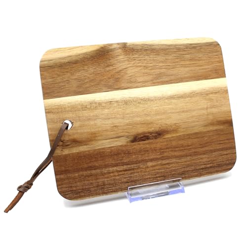 VmG-Store Frühstücksbrettchen Früchstücksbrett Essbrett Schneidbrett - Akazie Holz Akazienholz (1 Stück) von VmG-Store
