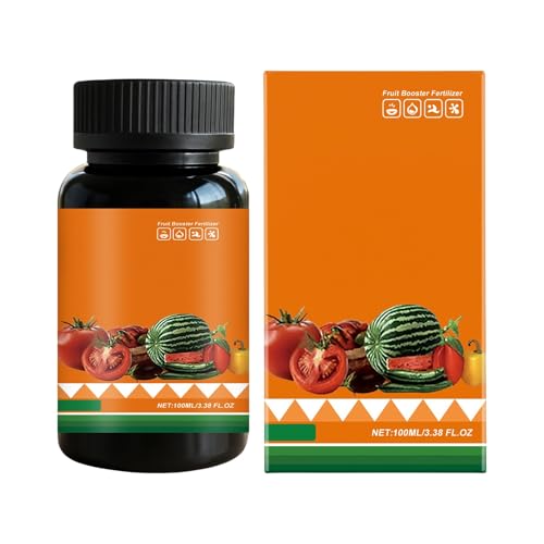 Vmiorzq Bio Dünger Für Obstbäume, 100 ml Zitruspflanzendünger, Flüssiger Booster Mit Wurzelfördernden Pflanzennährstoffen Für Tomaten Rasen Sträucher Gemüsegarten Garten Zimmerpflanzen von Vmiorzq