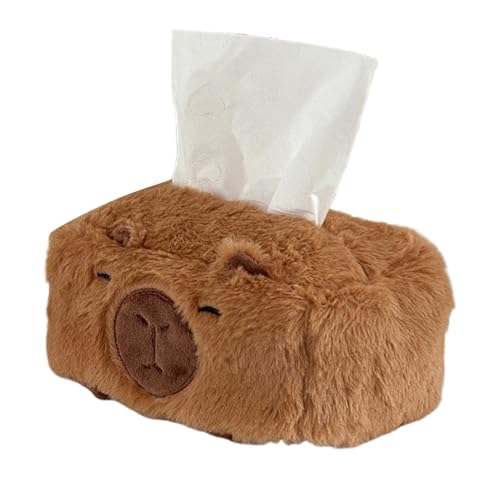 Vmiorzq Capybara Taschentuchbox,Taschentuchbox Halter Süß | Taschentuchspender Halter Aufbewahrung Für Bad Schlafzimmer Kinderzimmer & Schreibtisch von Vmiorzq