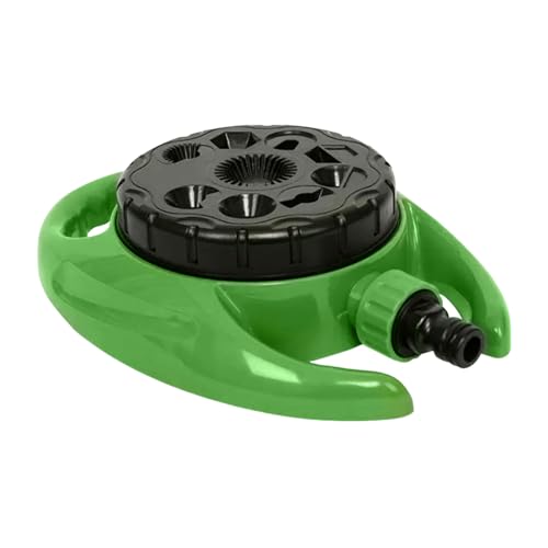 Vmiorzq Für Den Garten,Drehbarer Mit 360 Grad Bewässerung | Oszillierender Sprinkler mit 9 Einstellungen 360 Grad Rotation für Rasen Garten Terrasse von Vmiorzq
