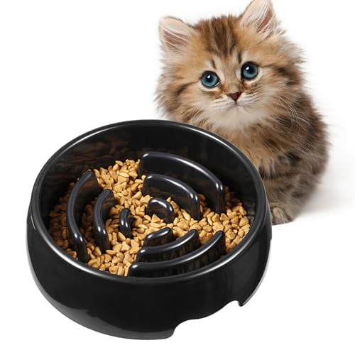 Vmiorzq Futternapf für Hunde, langsamer Futternapf, Labyrinth-Puzzle-Geschirr – interaktives Anti-Erstickungs-Labyrinth-Puzzle, rutschfester Napf für Hunde, Katzen, Welpen, Rassen von Vmiorzq