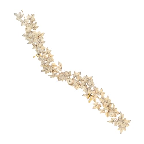 Vmiorzq Herbst Girlande - Ahornblatt Herbstdekoration,Künstlicher Herbstschmuck Für Tischdekoration Treppenhaus Kaminsims Wohnaccessoires von Vmiorzq
