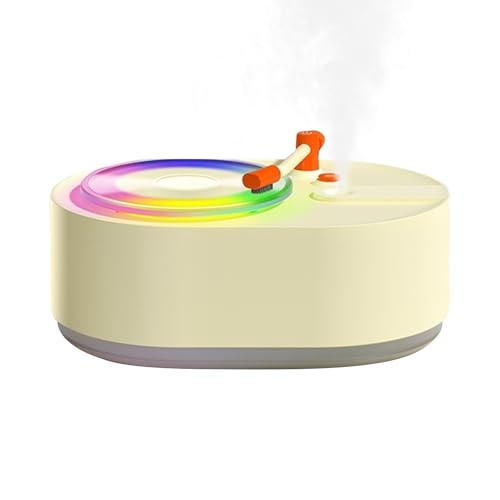 Vmiorzq Schlafzimmer Luftbefeuchter - Ultraschall Diffuser Mit Aromatherapie-Funktion | Leise Wiederaufladbare Raumdekoration Mit Farblicht Für Schlafzimmer, Büro & Wohnräume von Vmiorzq