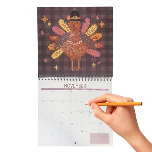 Vmiorzq Wandkalender | Kreativer Rhinestone Malerei Kunst Kalender - 12 Monate 2026 Planer Deko Kunst mit Applikator Stift für Erwachsene Kinder Klassenzimmer Haus Schule Mütter Vmiorzq Wandkalender | Kreativer Rhinestone Malerei Kunst Kalender - 12 Monate 2026 Planer Deko Kunst mit Applikator Stift für Erwachsene Kinder Klassenzimmer Haus Schule Mütter von Vmiorzq