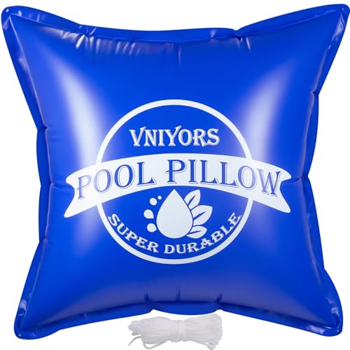 VniYors Poolkissen Winter, 120 X120 cm Luftkissen Pool Winter, Poolkissen XXL, Aufblasbare Poolabdeckung, FüR Poolabdeckung Rund 366 Winterkissen Luftpolster Winterabdeckung Pool Rund (Rechteckig) von VniYors