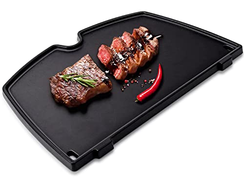 6558 Gusseisen Grillplatte für Weber Q100, Q120, Q1000, Q1200, Q140, Q1400 Series Gasgrill Modelle, 32 x 22CM Bratpfanne Grill Griddle Platte für Weber Gasgrills Grillrost Ersatzteile 6558 Gusseisen Grillplatte für Weber Q100, Q120, Q1000, Q1200, Q140, Q1400 Series Gasgrill Modelle, 32 x 22CM Bratpfanne Grill Griddle Platte für Weber Gasgrills Grillrost Ersatzteile von Vnierxful