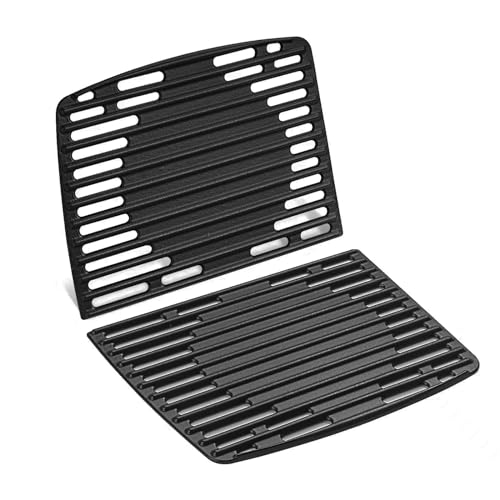 Gusseisen Grillrost für Enders Explorer, Enders Urban, Urban Pro, Explorer Pro Gasgrill, Massives Gussrost zubehör, 32 x 24cm Grillrost Ersatzteil für Enders, mit Perfekten Grillspuren von Vnierxful