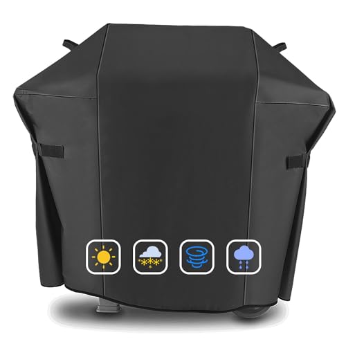 Weber Spirit& II 200 Serie Grillabdeckung, 600D Heavy Duty Waterproof BBQ Grillabdeckung, 48 Zoll 7138 grillabdeckung für Weber Spirit II E210, 2 Brenner Grillgas, Allwetterschutz von Vnierxful
