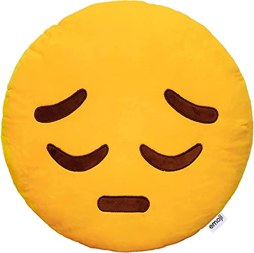 Vnnigmn Niedliches Emoji-Kissen Emoji-Puppe Emoji-Kissen, dekorativ, Spielzeug, Geburtstag, Geschenk, Heimdekoration von Vnnigmn