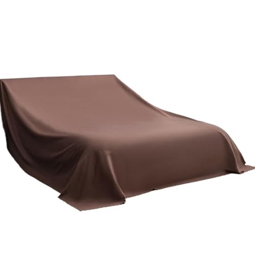 Vnook Möbel-Staubschutz, Drop Cloths, MöBelbezug StaubschutzhüLle, Polyestergewebe, Langlebiger, Hausstaubschutz, für Zuhause, Sofas, Nachttische, Tische(Brown,2.8x4m) von Vnook