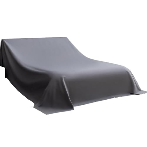 Vnook Möbel-Staubschutz, Drop Cloths, MöBelbezug StaubschutzhüLle, Polyestergewebe, Langlebiger, Hausstaubschutz, für Zuhause, Sofas, Nachttische, Tische(Gray,2.4x4m) von Vnook