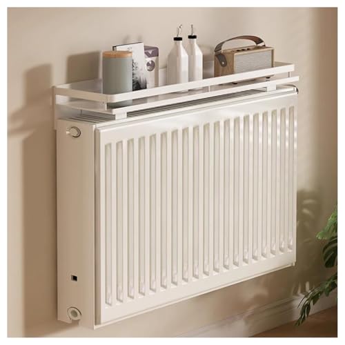 Vnook Schwebende Heizkörperregale, Heizkörperabdeckung Breite 15 cm, Anti-Rauch-Design, Kein Bohren for Wohnzimmer, Schlafzimmer, Flur(80cm) von Vnook