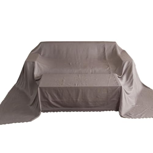 Vnook Staubschutz MöBel Abdeckung, Hausstaubschutz Möbel Schutzhülle, Heimdekoration, Extra Große Tagesdecke, Feuchtigkeit, für Sofa, Bett, Tisch, TV, Stuhl(Brown,4x2.4m) von Vnook