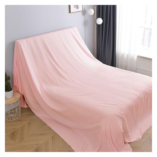Vnook Staubschutztuch, Stoff Möbelabdeckung, Hausstaubschutz Möbel Schutzhülle, Polyestergewebe, Multifunktionales, für Schutzhülle Möbel, Sofa, Bett Drop Cloths(Pink,2.4x4m) von Vnook