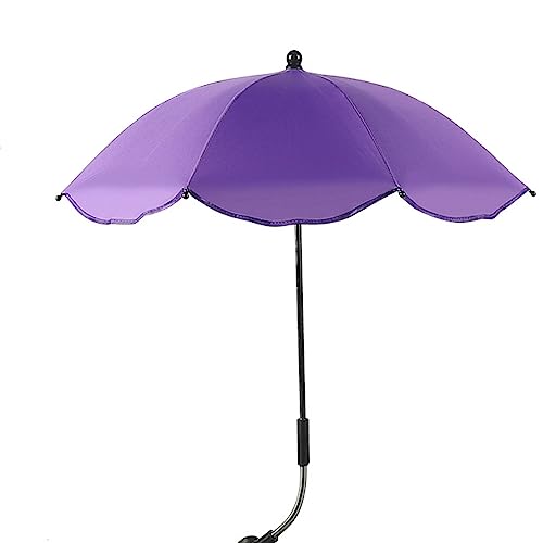 Vnook UV-Schutz-Sonnenschirm, universeller Sonnenschirm, mit Clip for Sommersonnenschirm, verstellbar (Color : Purple) von Vnook