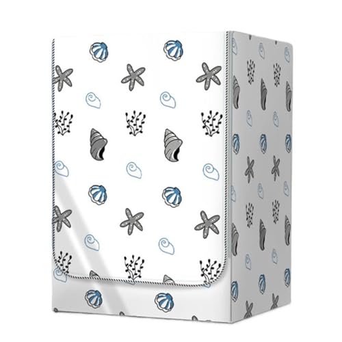 Vnook Waschmaschinen-Abdeckung, Frontöffnung Staubschutz, Tumble Waschmaschine Trocknerschutz, Wasserdichter Staubdichte,für Meisten Waschtrocknerabdeckung Passend(Blue,M) von Vnook