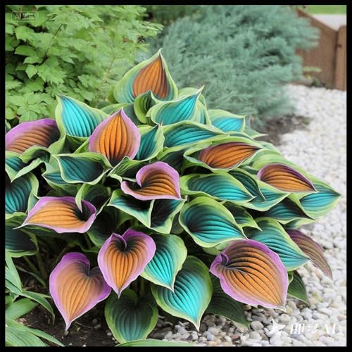 Vnuhgzs Eckdekoration – Pflegeleichte Funkie/Hostas – Geeignet für Gärten/Pavillons-10 Rhizome-G von Vnuhgzs